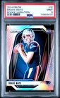 2024 Panini Prizm Drake Maye Rookie Variation #12 Silver Prizm PSA 9 MINT RC SP