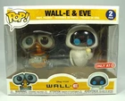 FUNKO POP DISNEY'S/PIXAR WALL-E & EVE W/ ICE CREAM CONE 2 PACK SET TARGET EXCL.