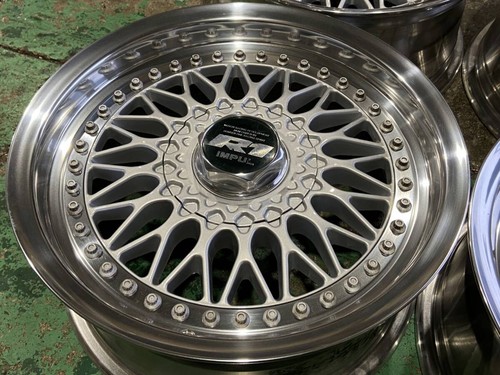 Rare Bbs Impul R1 Pmr-15 6.5J 15Inch 19 Pcd114.3-4H At That Time Skyline Leopard - Bild 2 von 10