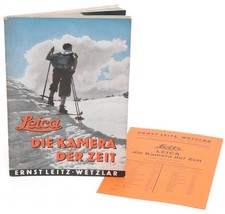 Vintage Leica Leitz The Camera Of Time Sale Brochure Manuals 31 pages List Ph