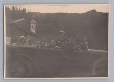 Sachrang Aschau Chiemgau Reisegesellschaft Auto Automobilist Foto 1920er 30er