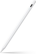 JAMJAKE Stylus Pen for iPad 6th-11th Gen Fast Charge Palm Rejection White