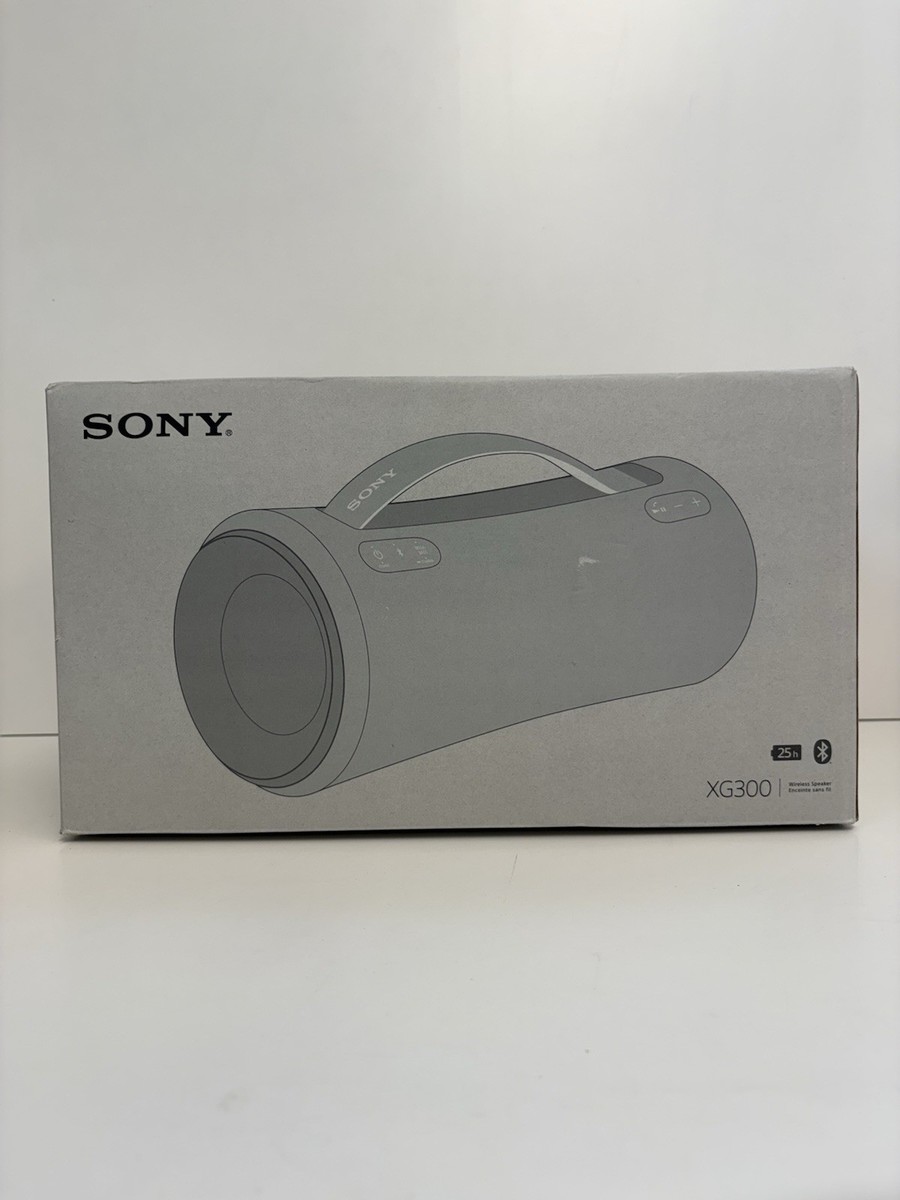 BRAND NEW Sony SRS-XG300 Portable Bluetooth Speaker SILVER 
