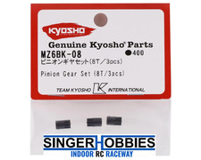 Kyosho MZ6BK-08 Mini-Z Pinion Gear Set 3 8T