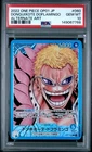 2022 ONE PIECE JAPANESE ROMANCE DAWN ALT  ART #060 DONQUIXOTE DOFLAMINGO PSA 10