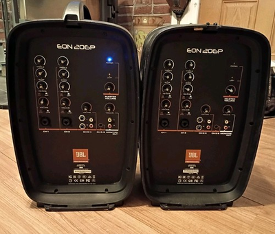 #ad *2* JBL Professional EON 206P 160 Watt PA#x27;s NO SPEAKERS **PARTS REPAIRS** $99.00