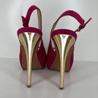 Guess "Natalle" pink & glitter heels size 8 — photo 4