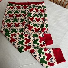 Disney Hanna Andersson Mickey Mouse Holiday Organic Cotton Pajama Pants XXL