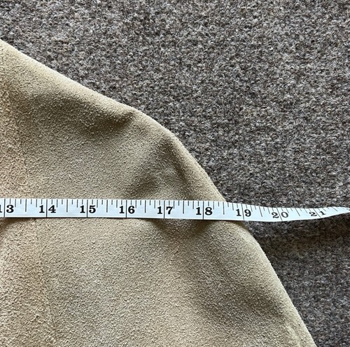 Poncho mantello vintage anni 70 con pelliccia scamosciata | marrone e nero | après ski alpino glam - Foto 14 di 14