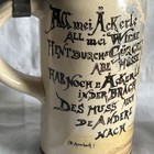 Geschutzt 107.4 Lidded 1L Beer Stein #1526 B.Averbach Motto — photo 5