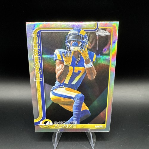 2025 Topps Chrome Football Davante Adams Refractor Los Angeles Rams