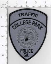 TRAFFIC -- COLLEGE PARK  GEORGIA ^^ COLLECTIBLE POLICE EMBROIDERED PATCH