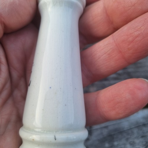 Antique Victorian White Porcelain Pull Flush Cistern Handle Bathroom Fitting - Picture 6 of 14