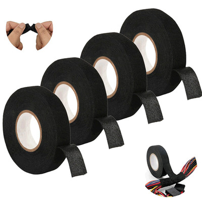 4 Pieces Fabric Adhesive Insulating Tape Non-Woven Coated Fleece Fusion