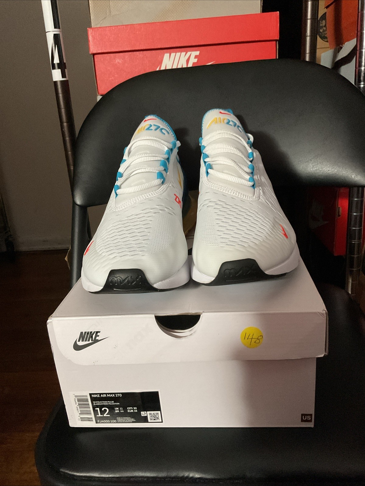 Brand New Air Max 270 in Original Box - FJ4000-100 - Size 12 - RK 14B