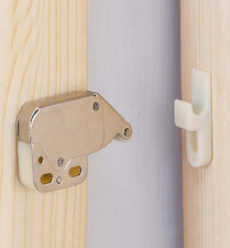   4 Pack   Automatic Spring Snap System Push-In Touch Lock Mini Tip Latch Cabinet
