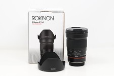 Rokinon 35mm F1.4 AS IF UMC Full Frame Wide Angle Lens For Canon EF