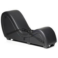 Master Series Detachable Kinky Couch Sex Chaise with Love Pillows Black