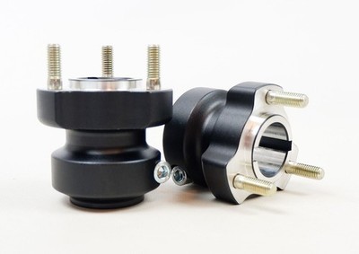 Satz Kart Hinterradnaben schwarz 30 mm x 62 mm