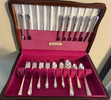 Mr Roger’s 50 Piece Silver Plated Silverware Set