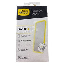 OtterBox Premium Glass Screen Protector w/ Install Kit Apple iPhone 15 Pro NEW