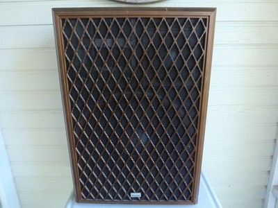 Vtg Sansui SP-X9 Speaker 17” Woofer 300 Watts 8 Ohms Lattice Grill