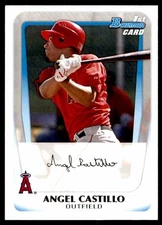 2011 Bowman Prospects Angel Castillo Los Angeles Angels #BP57