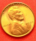 1948-S Lincoln Wheat Cent Penny GEM RED BU From an Original Bank Roll