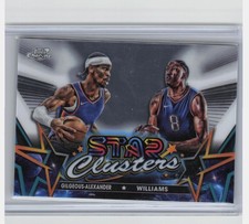 2023-24 Topps Chrome Cosmic Jalen Williams/Shai Gilgeous-Alexander Star Clusters