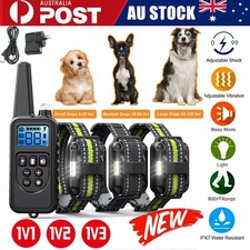 Anti Bark Pet Dog Training Collar Remote Control Obedience Collar E-Collar USB