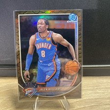Jalen Williams 2025-26 Bowman Chrome BCV-107 Reptilian Refractor OKC Thunder