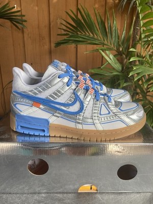 Size 9 - 2020 Nike Air Rubber Dunk  Off-White UNC  *VNDS*