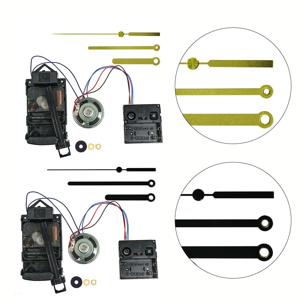 Pendulum Clock Mechanism with Music Chime Box DIY Repair and Maintenance Kit