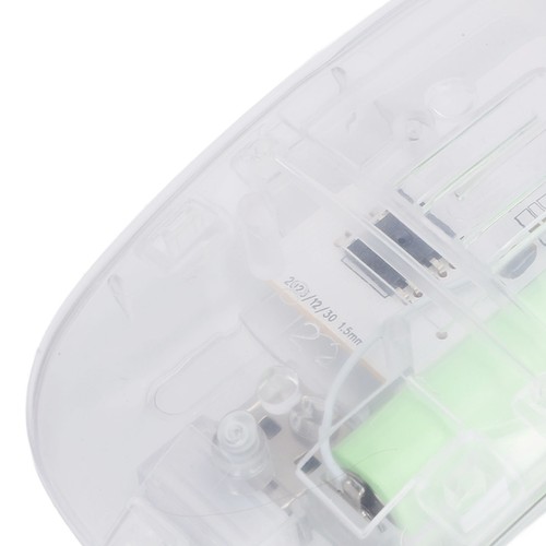 Transparent Wireless BT Mouse With USB Receiver 2.4G 3 Adjustable DPI Compute CB - Bild 5 von 22