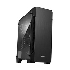ATX Mid Tower Computer PC Case, Gaming Workstation MATX ITX Case, Acrylic S3
