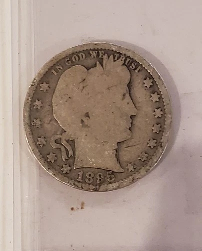 1895 Barber Quarter 25c Good or Better Silver