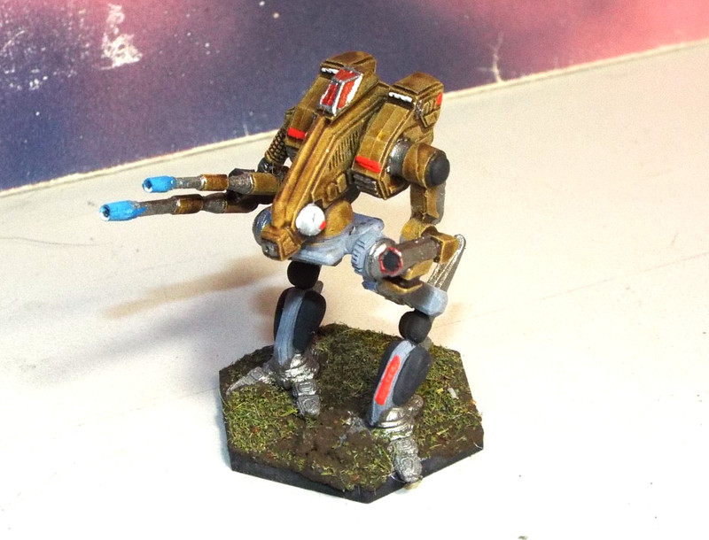 BATTLETECH VULTURE MECH [CLAN] #2 (RAL PARTHA, METAL, PAINTED)
