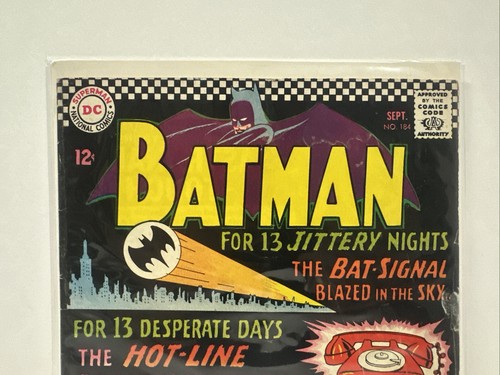 Batman 184 VG+ Carmine Infantino Joe Giella & Ira Schnapp Cover 1966 - Picture 2 of 3