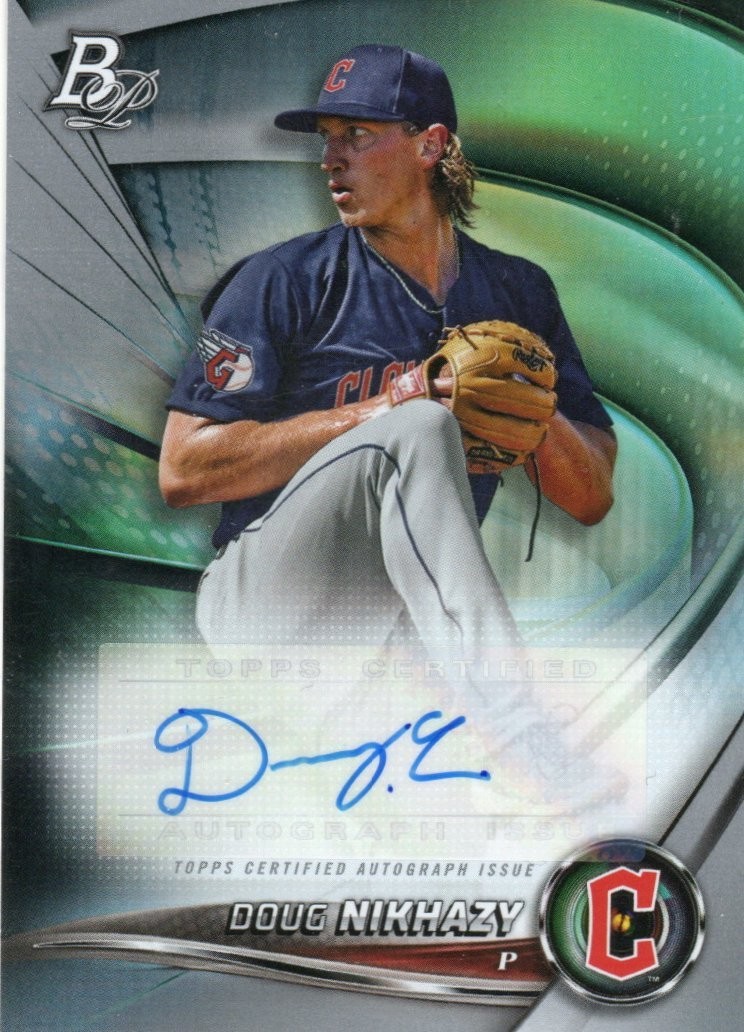 2022 Bowman Platinum - Top Prospects Doug Nikhazy #TOP-70 Autographs (AU, RC)