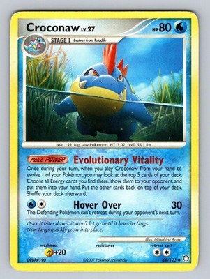 Croconaw 44/123 Uncommon Mysterious Treasures Pokemon Near Mint