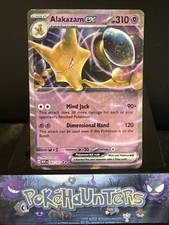 Pokemon Card Alakazam ex 065/165 151 Scarlet & Violet MEW EN Double Rare NM