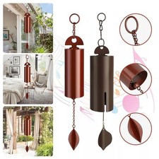 Large Deep Resonance Serenity Metal Bell Heroic Wind Chimes Home Decor 1 Pcs
