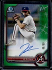 2022 Bowman Draft JR Ritchie Chrome Auto Green Refractor 1st #86/99