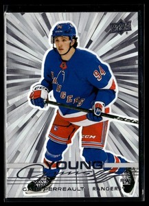 2025-26 Upper Deck Series 1 Young Guns Outburst #202 Gabe Perreault Rookie RC