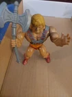 He-man vintage action figure 1981 mexico soft head w/ axe MOTU RARE EXCELLENT