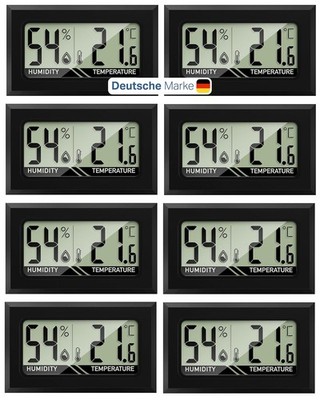 Thermo-Hygrometer Digital 8er Set   Mini Hygrometer Innen & Thermometer, 2