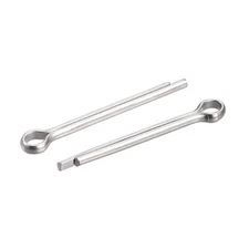 Split Cotter Pin, 2.5x25mm Stainless Steel Clip Fastener Fitting Silver 60Pcs
