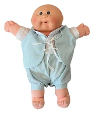 Vintage Cabbage Patch Doll PREEMIE Baby Coleco HM#7 SS Brown Signature 84’