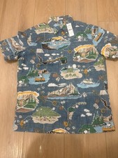Reyn Spooner Peanuts Beagle Scouts 50th Anniv Button Down Aloha Shirt Mens M NEW