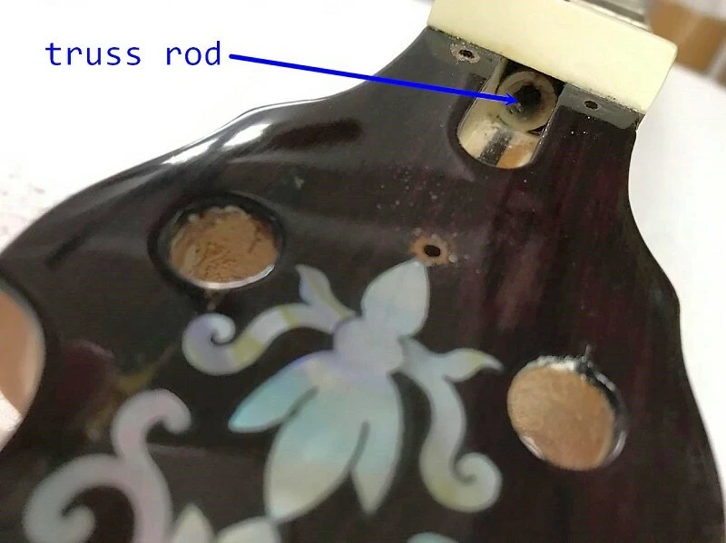 5 String Banjo Long Neck 25 frets Maple wood inlaid LBN156 - Image 3 of 3